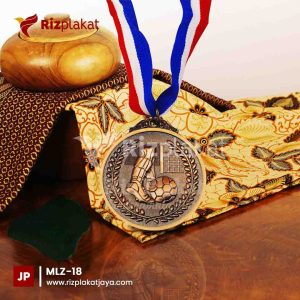 Medali Logam Zinc Alloy Turnamen Sepak Bola