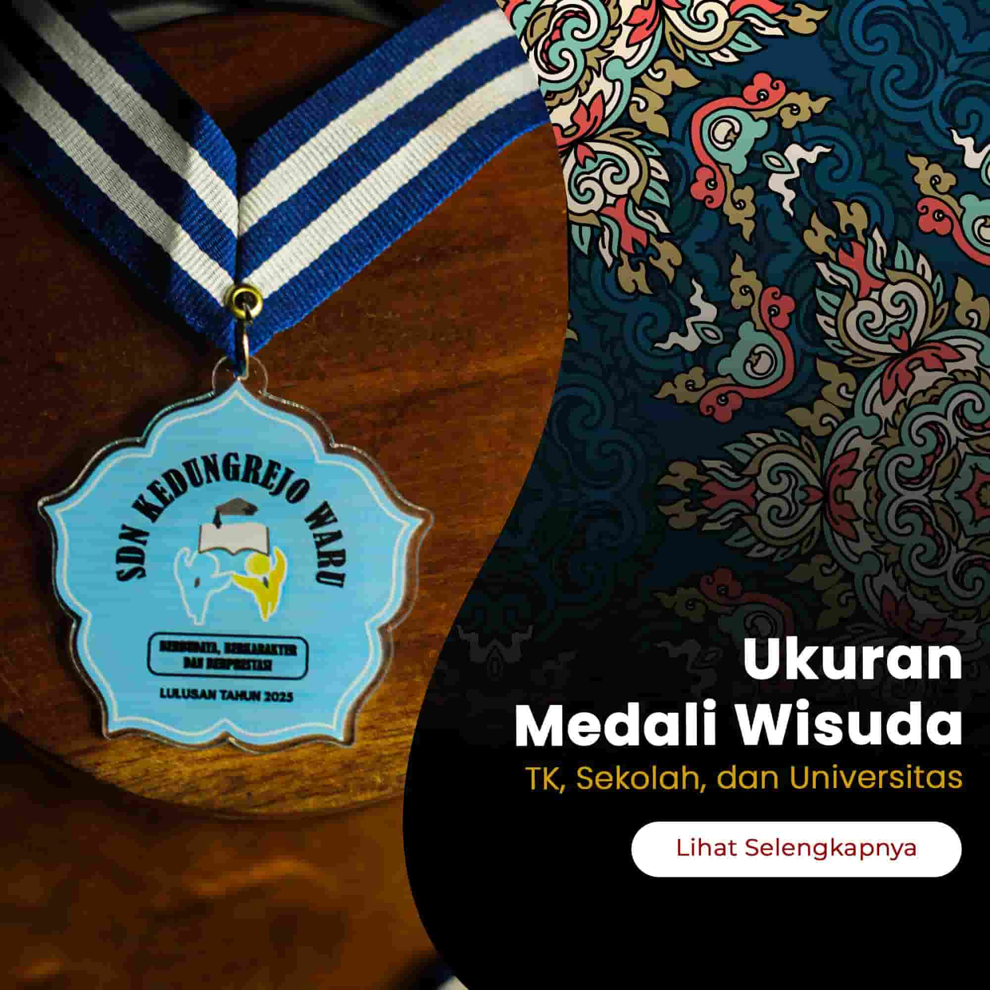 Panduan Standar Ukuran Medali Wisuda Resmi untuk TK, Sekolah, dan Universitas